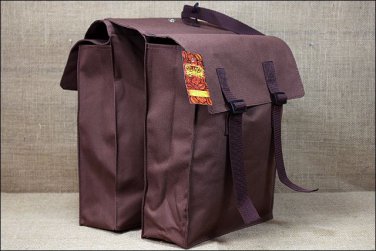600D NYLON SADDLE BAG BROWN