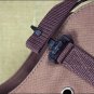 600D NYLON SADDLE BAG BROWN