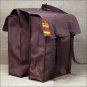 600D NYLON SADDLE BAG BROWN
