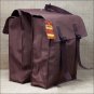 600D NYLON SADDLE BAG BROWN