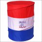 TOUGH 1 HORSE TACK PERFECT TURN COLLAPSIBLE LIGHTWEIGHT BARREL RED WHITE BLUE