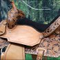 HILASON WESTERN LEATHER BARREL RACING TRAIL SADDLE 16 W/ HEADTALL BREAST COLLAR