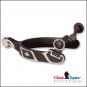 CLASSIC EQUINE MEDIUM 5/8 INCH BAND DIAMOND DESIGN SPUR