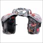 SMALL CLASSIC EQUINE SMALL HORN SADDLE BAG W/ CRISS CROSS STRAPS HOTLEAF CAMO