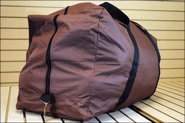 BROWN HILASON 600D POLY SADDLE CARRYING BAG CASE