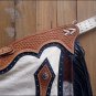 CK834-F HILASON YOUTH PRO RODEO BRONC BULL-RIDING SMOOTH LEATHER CHINKS CHAPS