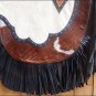 CK834-F HILASON YOUTH PRO RODEO BRONC BULL-RIDING SMOOTH LEATHER CHINKS CHAPS
