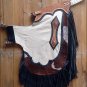 CK834-F HILASON YOUTH PRO RODEO BRONC BULL-RIDING SMOOTH LEATHER CHINKS CHAPS