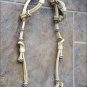 HILASON WESTERN RAWHIDE BRAIDED LEATHER HORSE DOUBLE EAR BRIDLE HEADSTALL