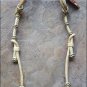 HILASON WESTERN RAWHIDE BRAIDED LEATHER HORSE DOUBLE EAR BRIDLE HEADSTALL