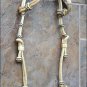 HILASON WESTERN RAWHIDE BRAIDED LEATHER HORSE DOUBLE EAR BRIDLE HEADSTALL