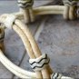 HILASON WESTERN RAWHIDE BRAIDED LEATHER HORSE DOUBLE EAR BRIDLE HEADSTALL