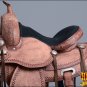 TO108RO-F HILASON TREELESS WESTERN LEATHER TRAIL PLEASURE HORSE RIDING SADDLE 16