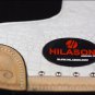 FP835-F HILASON WESTERN WOOL FELT SADDLE PAD W/ OFF WHITE ALLIGATOR PRINT LEATHE