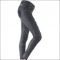 30" HORZE SILVIA WOMENS DENIM SELF KNEE PATCH SOFT COTTON BREECHES 5 POCKET