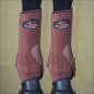MEDIUM HILASON BROWN HORSE FRONT REAR LEG PROTECTION ULTIMATE SPORTS BOOT 4 PACK