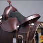 TT106-F HILASON FLEX-TREE ENDURANCE TRAIL RIDING WESTERN LEATHER SADDLE 17"