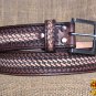 GM202DBRO-F HILASON HAND MADE HEAVY DUTY BUFFALO HIDE LEATHER STICHED BELT 40"