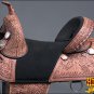 TW101MRO-F HILASON TREELESS WESTERN LEATHER TRAIL BARREL RACING HORSE SADDLE 17"