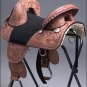 TW101MRO-F HILASON TREELESS WESTERN LEATHER TRAIL BARREL RACING HORSE SADDLE 17"