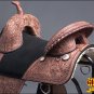 TW101MRO-F HILASON TREELESS WESTERN LEATHER TRAIL BARREL RACING HORSE SADDLE 17"