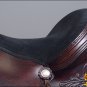 TO107ADB-F HILASON TREELESS WESTERN LEATHER TRAIL PLEASURE RIDING SADDLE 16"