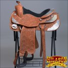 OS062F- HILASON WESTERN EQUITATION SHOW TRAIL PLEASURE HORSE RIDING SADDLE 16"