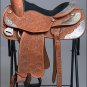 OS062F- HILASON WESTERN EQUITATION SHOW TRAIL PLEASURE HORSE RIDING SADDLE 16"