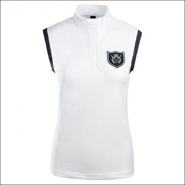 HORZE COOL COMPETITION SLEEVELESS SHIRT TOP WOMEN LADIES RIDING WHITE