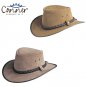 CONNER HANDMADE BC HATS BAC PAC TRAVELLER SUEDE AUSTRALIAN LEATHER HAT