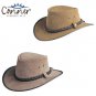 CONNER HANDMADE BC HATS BAC PAC TRAVELLER SUEDE AUSTRALIAN LEATHER HAT