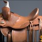 RS112-F HILASON WESTERN LEATHER BIG KING WADE RANCH COWBOY ROPING SADDLE 15"