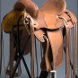 RS112-F HILASON WESTERN LEATHER BIG KING WADE RANCH COWBOY ROPING SADDLE 15"