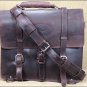 F-100CB-M GLANOR RUSTIC VINTAGE LEATHER BRIEFCASE BACKPACK LAPTOP BAG