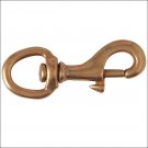 5/8" HILASON SOLID BRASS BOLT SNAP HORSE WESTERN TACK