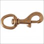 5/8" HILASON SOLID BRASS BOLT SNAP HORSE WESTERN TACK