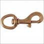 5/8" HILASON SOLID BRASS BOLT SNAP HORSE WESTERN TACK