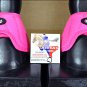 JT11102 MEDIUM TOUGH 1 NO TURN QUICK WRAP VENTED NEOPRENE HORSE BELL BOOTS PINK