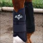 LARGE BLACK WHITE PROFESSIONAL CHOICE VTECH BALLISTIC PROTECTION HORSE LEG BOOT