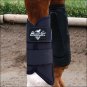 LARGE BLACK WHITE PROFESSIONAL CHOICE VTECH BALLISTIC PROTECTION HORSE LEG BOOT