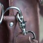 GLANOR TOUGH RUSTIC CHESTNUT BROWN VINTAGE LEATHER BRIEFCASE BACKPACK LAPTOP BAG