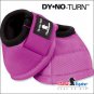 N100F SMALL FUCHSIA CLASSIC EQUINE DYNO HORSE NO TURN BELL BOOTS PAIR
