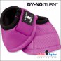 N100F SMALL FUCHSIA CLASSIC EQUINE DYNO HORSE NO TURN BELL BOOTS PAIR