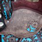 OS204RO 15" HILASON WESTERN LEATHER BARREL RACING TRAIL PLEASURE HORSE SADDLE