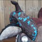 OS204RO 15" HILASON WESTERN LEATHER BARREL RACING TRAIL PLEASURE HORSE SADDLE