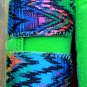 SMALL HILASON ZIGZAG LIME HORSE FRONT LEG PROTECTION ULTIMATE SPORTS BOOT PAIR