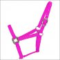 3/4" WEANLING QUALITY NYLON HORSE HALTER HAMILTON PRODUCTS USA HOT PINK