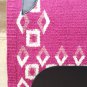 MADE IN USA FE281 HILASON WESTERN WOOL SHOCK BUSTER SADDLE BLANKET PAD PINK
