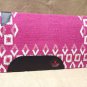 MADE IN USA FE281 HILASON WESTERN WOOL SHOCK BUSTER SADDLE BLANKET PAD PINK