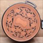 AH-6 HILASON HORSE SMALL BLACK MOLDED HEAVY DUTY ABS ROPE CAN W/ LEATHER TRIM